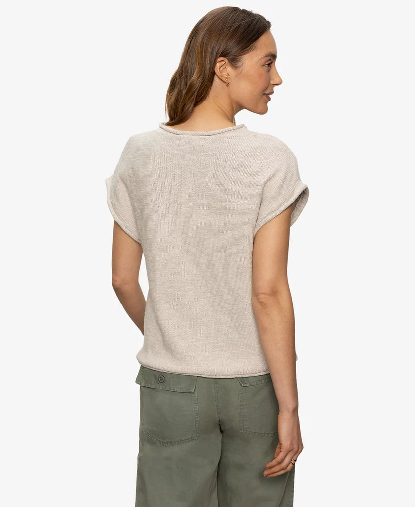 Easy Sweater Tee - Flax