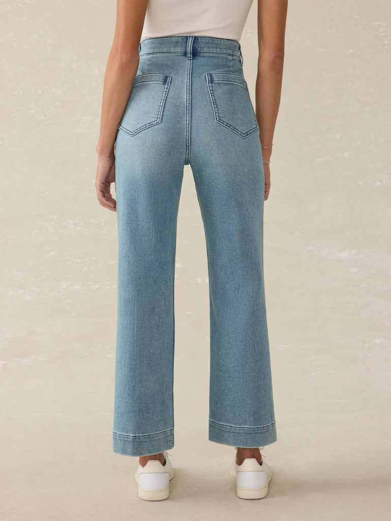 Stretch Terry Patch Pocket Pant - Eastern Shore Ankle Length