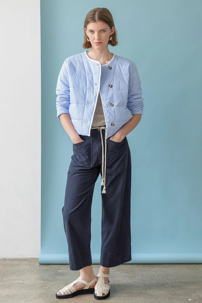 PATCH POCKET PANT - NAVY