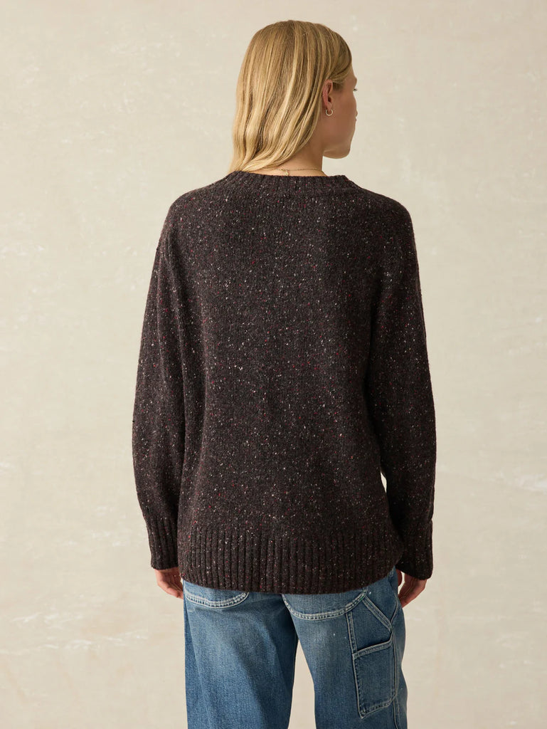 Driftwood Donegal Sweater - Blackberry