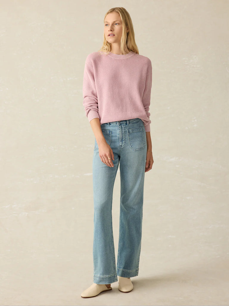 Sunwashed Relaxed Sweater - Zephyr