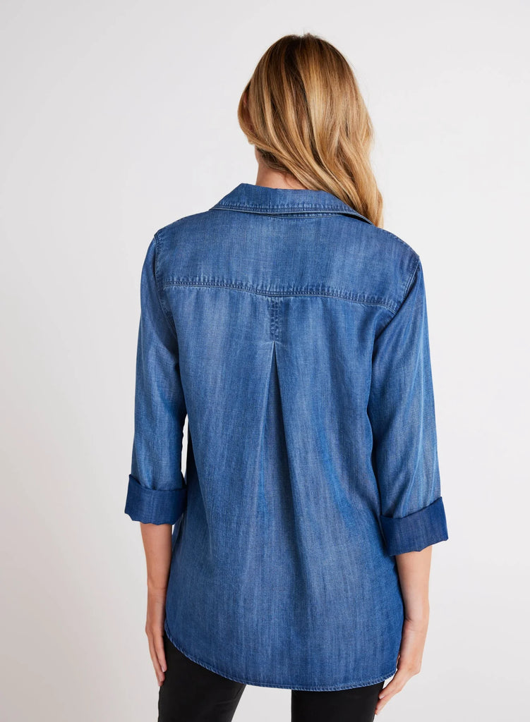 Shirt Tail Button Down - Moonlit Haze Wash