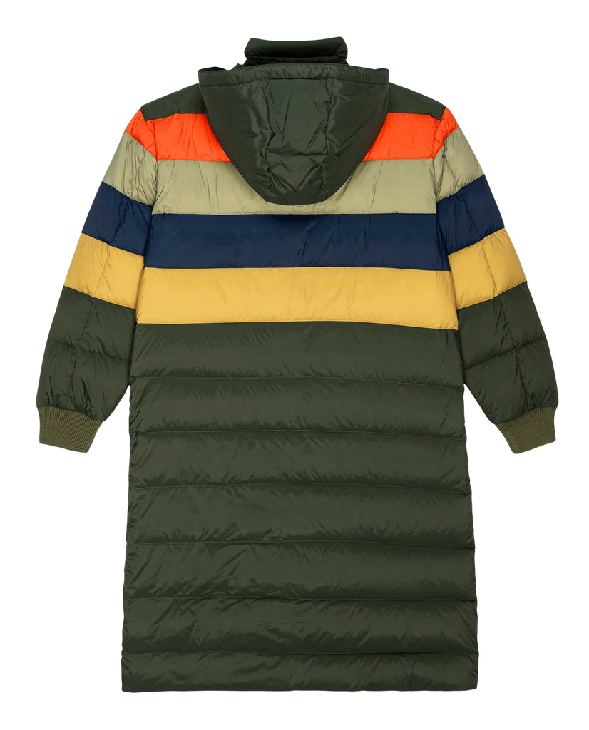 The Down Storm Puffer - Mountain View Multi Stripe